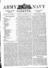 Army and Navy Gazette Saturday 30 November 1895 Page 1