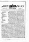 Army and Navy Gazette Saturday 15 August 1896 Page 1