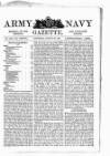 Army and Navy Gazette Saturday 29 August 1896 Page 1