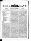 Army and Navy Gazette Saturday 12 December 1896 Page 1