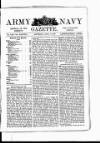 Army and Navy Gazette Saturday 17 April 1897 Page 1