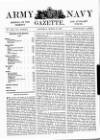 Army and Navy Gazette Saturday 19 March 1898 Page 1