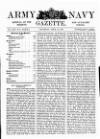Army and Navy Gazette Saturday 30 April 1898 Page 1