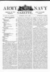 Army and Navy Gazette Saturday 09 July 1898 Page 1