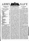 Army and Navy Gazette Saturday 22 October 1898 Page 1