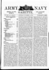 Army and Navy Gazette Saturday 19 November 1898 Page 1