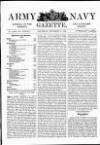 Army and Navy Gazette Saturday 10 December 1898 Page 1