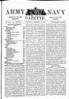 Army and Navy Gazette Saturday 24 December 1898 Page 1