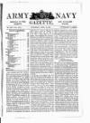 Army and Navy Gazette Saturday 15 April 1899 Page 1