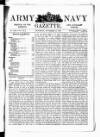 Army and Navy Gazette Saturday 25 November 1899 Page 1