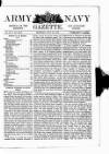 Army and Navy Gazette Saturday 28 July 1900 Page 1