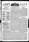 Army and Navy Gazette Saturday 11 January 1902 Page 1