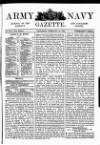 Army and Navy Gazette Saturday 22 February 1902 Page 1