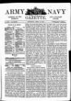 Army and Navy Gazette Saturday 12 April 1902 Page 1