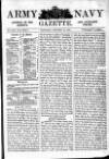 Army and Navy Gazette Saturday 10 January 1903 Page 1