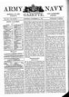 Army and Navy Gazette Saturday 21 November 1903 Page 1