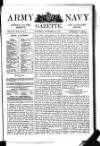 Army and Navy Gazette Saturday 24 November 1906 Page 1
