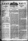 Army and Navy Gazette Saturday 28 September 1918 Page 1