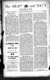 Army and Navy Gazette Saturday 18 September 1920 Page 1