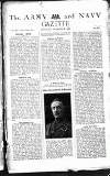 Army and Navy Gazette Saturday 18 December 1920 Page 1