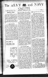 Army and Navy Gazette Saturday 12 February 1921 Page 1