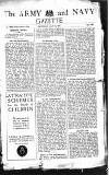 Army and Navy Gazette Saturday 02 July 1921 Page 1