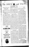 Army and Navy Gazette Saturday 26 November 1921 Page 1