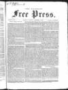 Glasgow Free Press Saturday 08 September 1860 Page 1