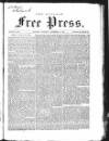 Glasgow Free Press Saturday 22 September 1860 Page 1