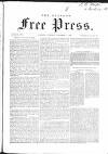 Glasgow Free Press Saturday 03 November 1860 Page 1