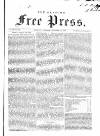 Glasgow Free Press Saturday 24 November 1860 Page 1