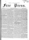 Glasgow Free Press Saturday 25 January 1862 Page 1