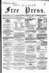 Glasgow Free Press Saturday 15 November 1862 Page 1