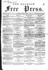 Glasgow Free Press Saturday 07 March 1863 Page 1