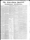 Canterbury Journal, Kentish Times and Farmers' Gazette Saturday 25 November 1848 Page 1
