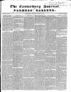 Canterbury Journal, Kentish Times and Farmers' Gazette Saturday 16 June 1855 Page 1