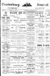 Canterbury Journal, Kentish Times and Farmers' Gazette Saturday 15 January 1910 Page 1