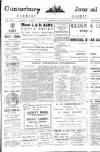 Canterbury Journal, Kentish Times and Farmers' Gazette Saturday 14 January 1911 Page 1