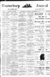 Canterbury Journal, Kentish Times and Farmers' Gazette Saturday 04 November 1911 Page 1