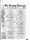 Torquay Times, and South Devon Advertiser Friday 27 October 1882 Page 1