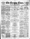 Torquay Times, and South Devon Advertiser Friday 28 September 1888 Page 1