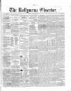 Ballymena Observer Saturday 23 January 1858 Page 1