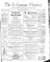 Ballymena Observer Saturday 20 December 1884 Page 1