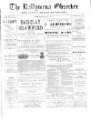 Ballymena Observer Saturday 22 January 1887 Page 1