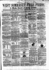 West Somerset Free Press Saturday 13 July 1861 Page 1