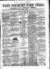 West Somerset Free Press Saturday 28 June 1862 Page 1