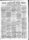 West Somerset Free Press Saturday 15 November 1862 Page 1