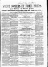 West Somerset Free Press Saturday 03 September 1864 Page 1