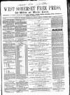 West Somerset Free Press Saturday 12 November 1864 Page 1