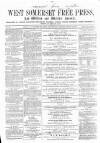 West Somerset Free Press Saturday 21 January 1865 Page 1